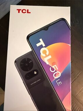 TCL 50 LE Smartphone - Black and Purple Gradient Display